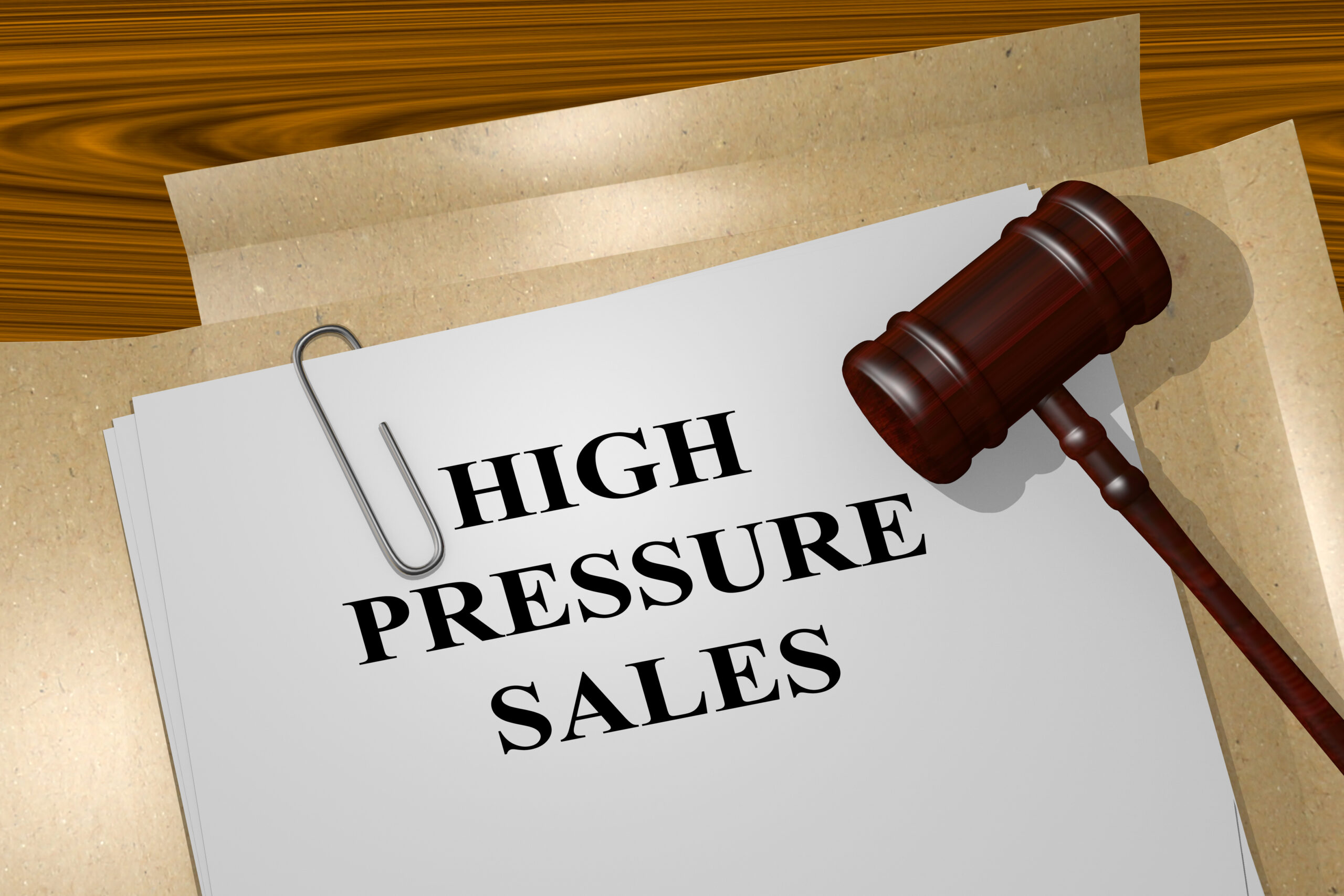 High Pressure Sales – What Can We Learn?